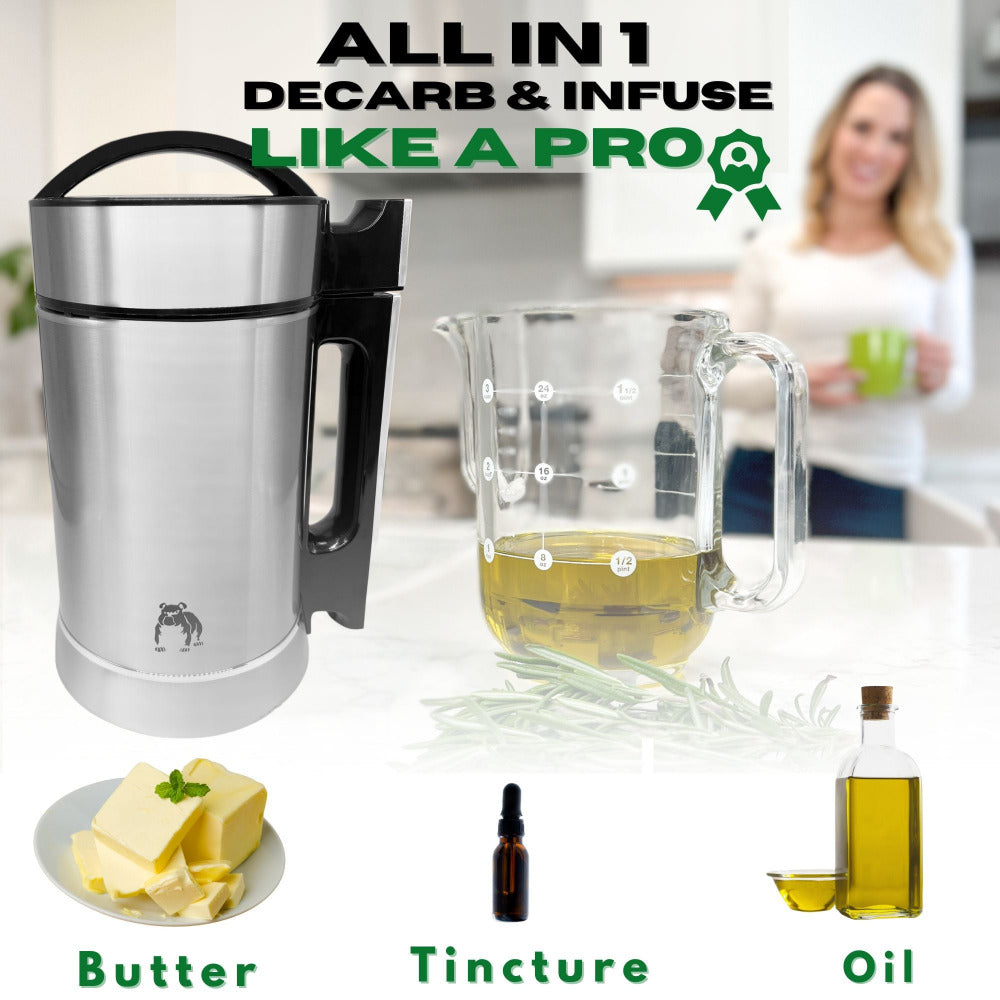 magic butter maker decarboxylator and infuser for cannabis oil extractor gummy maker
