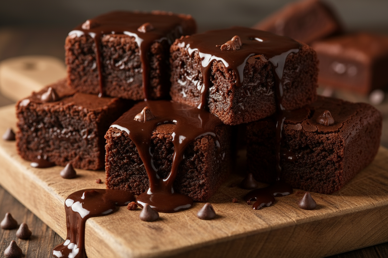 Tempting Fudgey Brownies