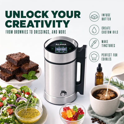 EdiWhip Decarboxylator and Infuser Machine for Magical Butter Oil Tinctures Gummy Maker