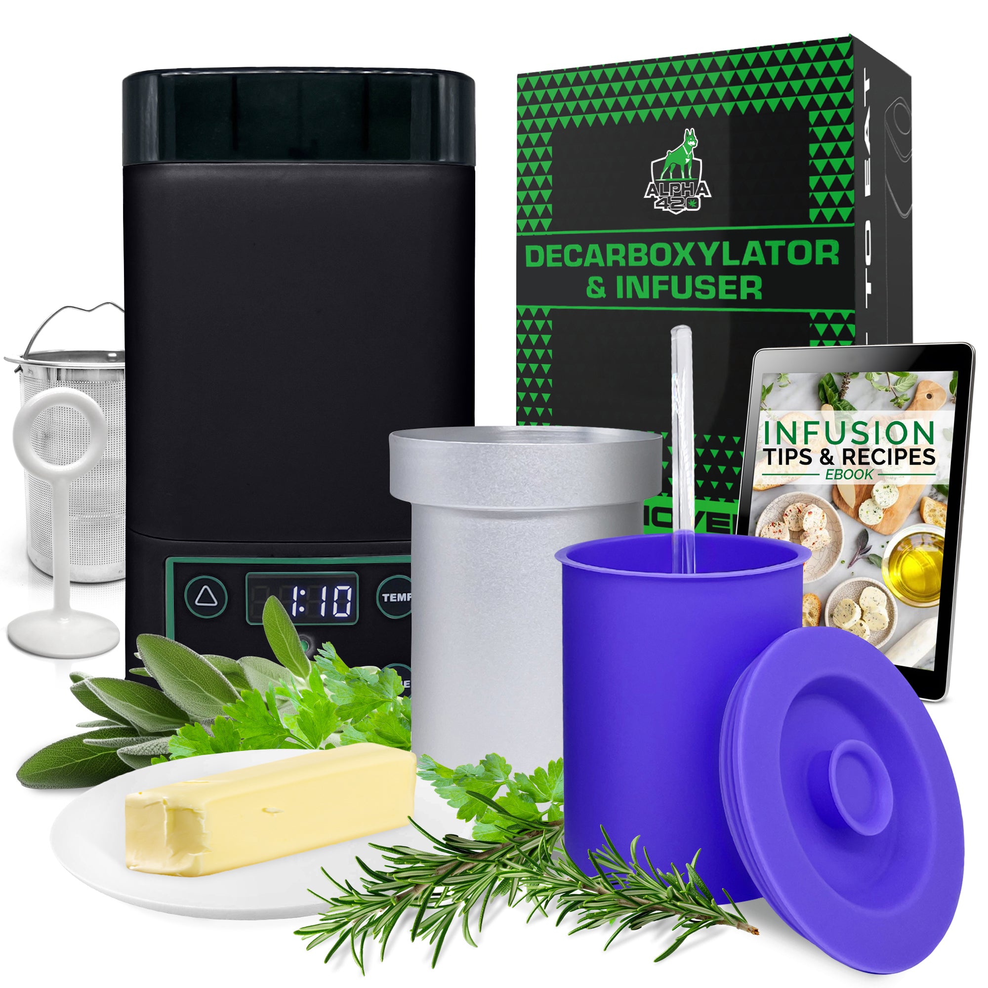 EdiOven Decarboxylator and Infuser to Make Cannabutter Butter Oil Infusion decarboxylation Cannabis Weed Edibles Magic Magical Machine Maker