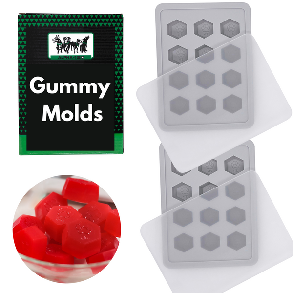 Alpha420 Gummy Molds for Edibles, Large 10ml Silicone, Candy Molds, Gelatin, Chocolate, Gummies Like Magic, BPA Free, Use with Gummy Maker, 24 Pieces Total
