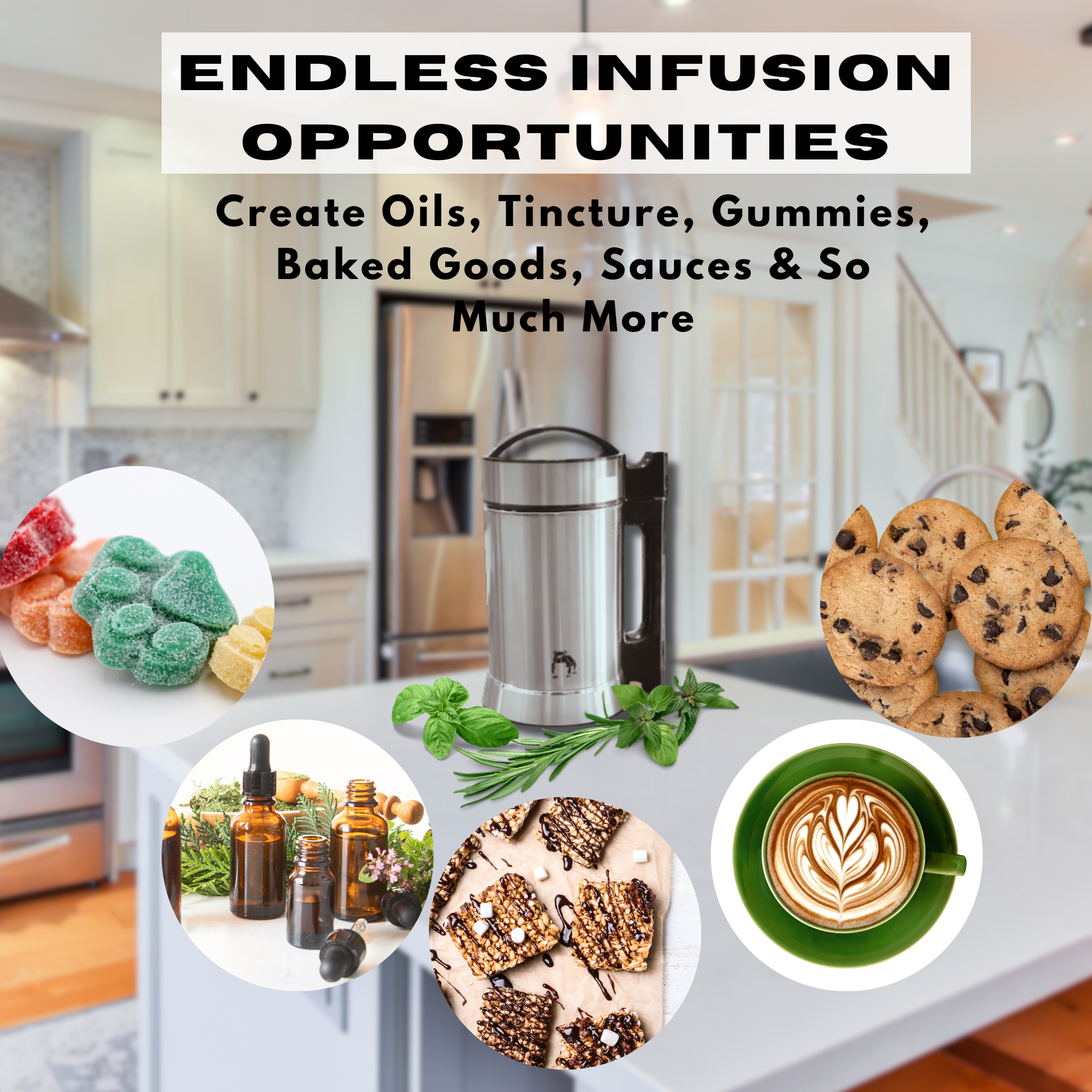 All in 1 - Infusion & Decarb Machine for Butters, Oils, Tinctures and More, Ediw