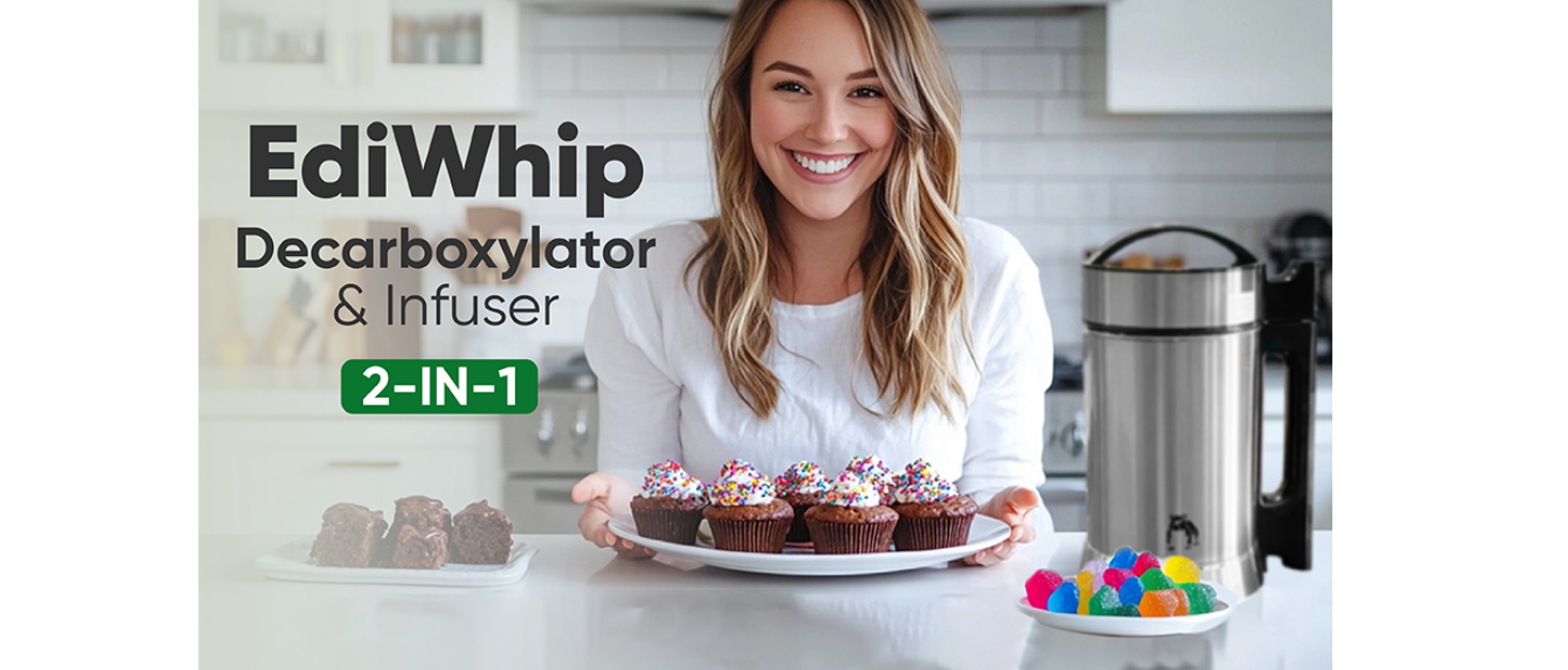 decarboxylation decarb time & temperature temp decarboxylator and infuser to make magic butter oil or tincture, decarboxylation machine, decarb, decarber make magical infusions