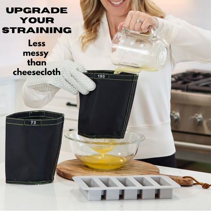 butter strainer bag filter mesh