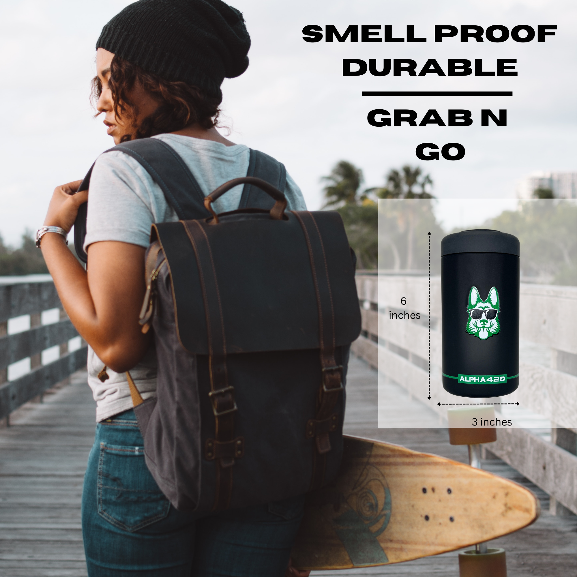 Smell Proof Stash Jar