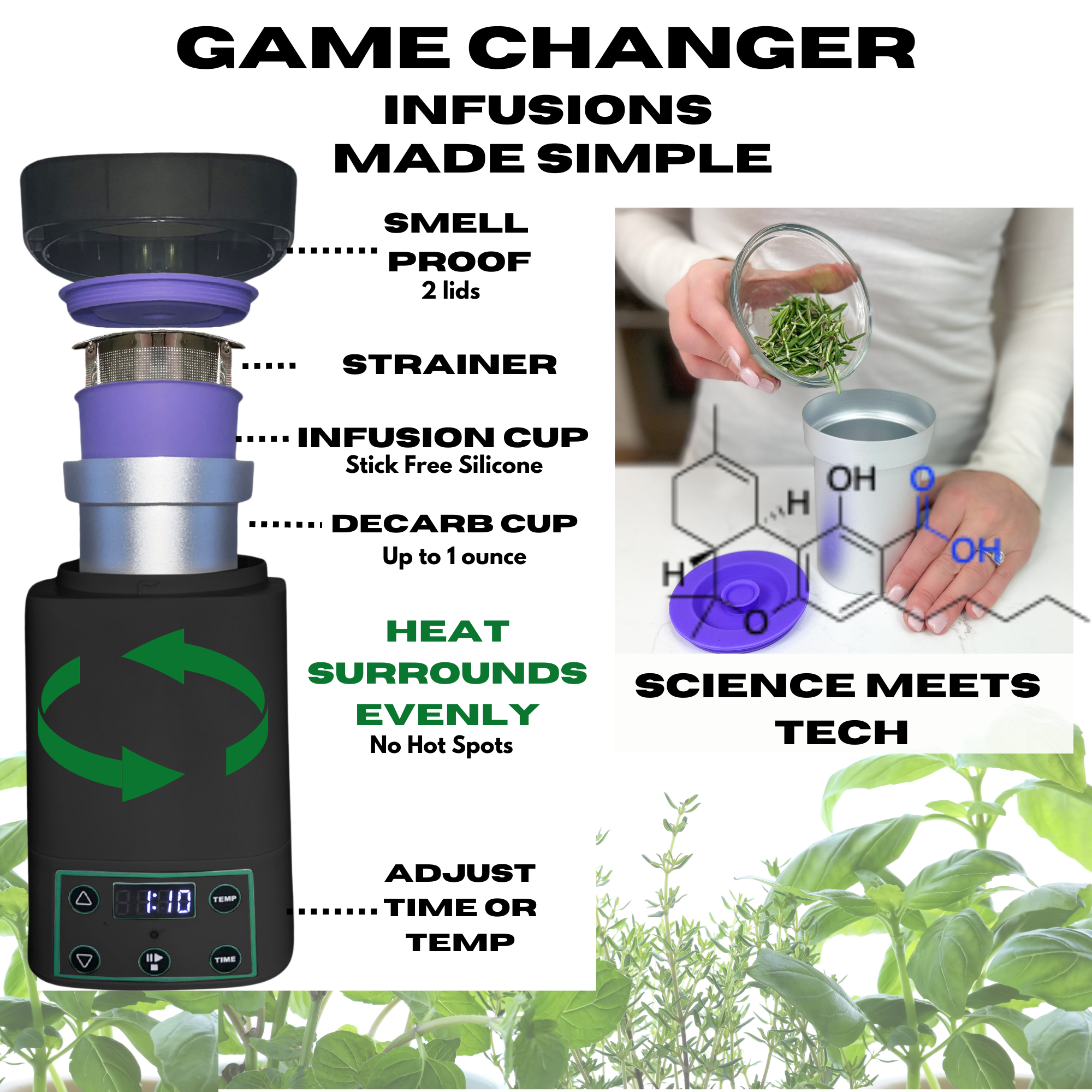 Cannabis Butter Maker, Oil Infuser & Decarboxylator Machine