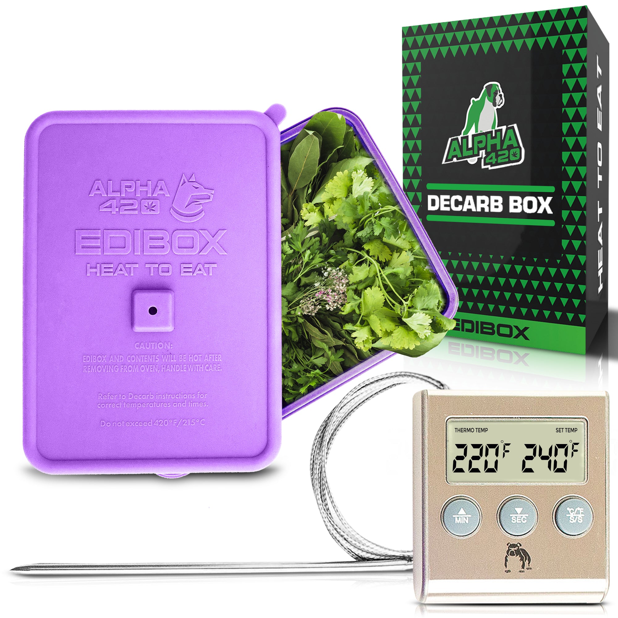 Infusion Buds Machine - Herbal Butter & Oil Infuser With Decarb Box and  Accessories