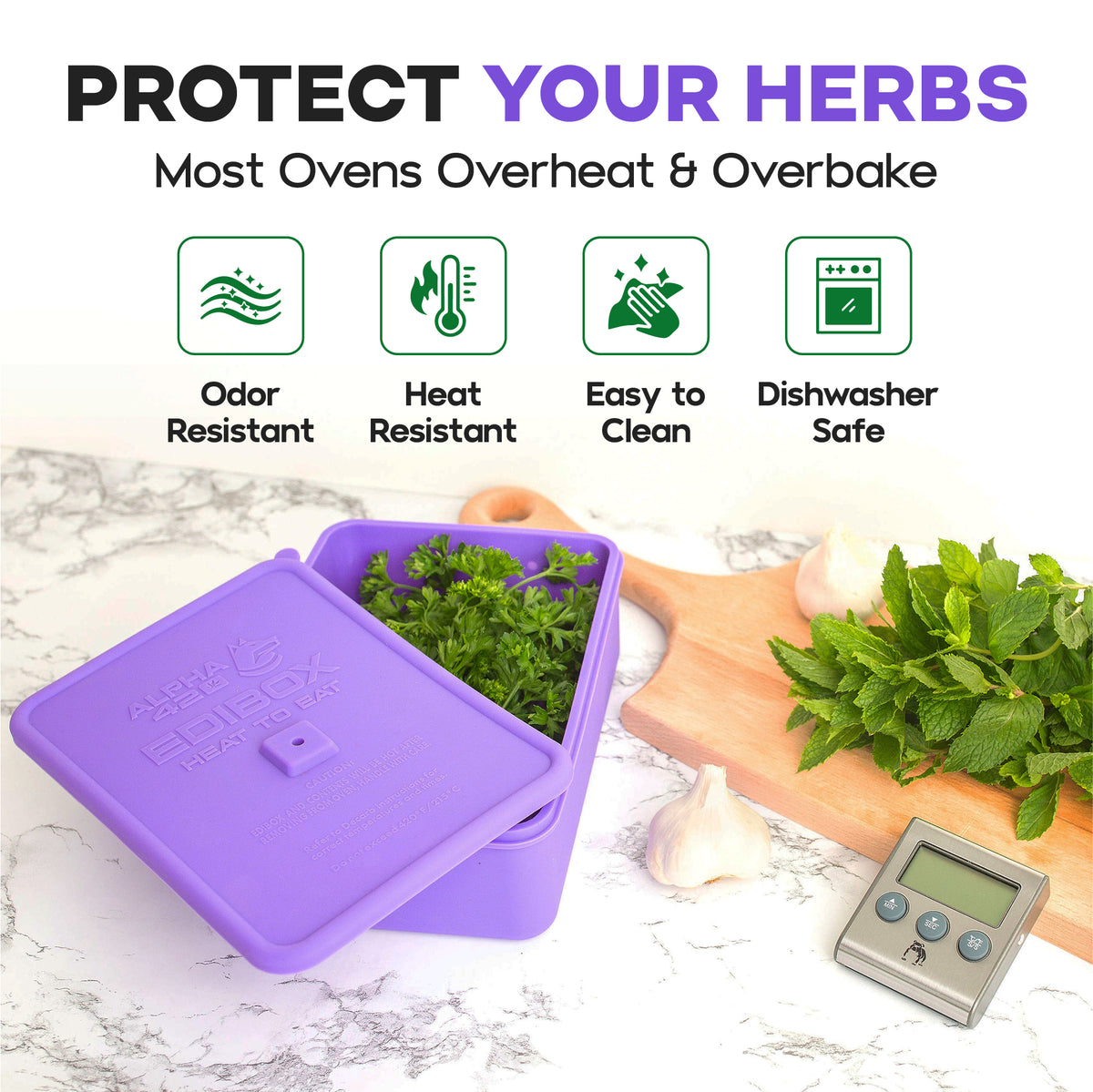 Decarboxylator Box decarbox decarb box decarboxylation decarber capsule silicone traps odors and activates herbs