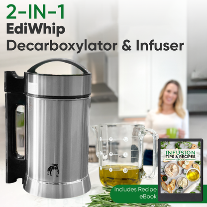 decarboxylator and infuser to make magic butter oil or tincture, decarboxylation machine, decarb, decarber make magical infusions