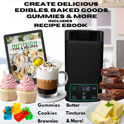 EdiOven Decarboxylator Decarb Decarber and Infuser Machine Magic Butter Maker Oil Infuser Extractor 