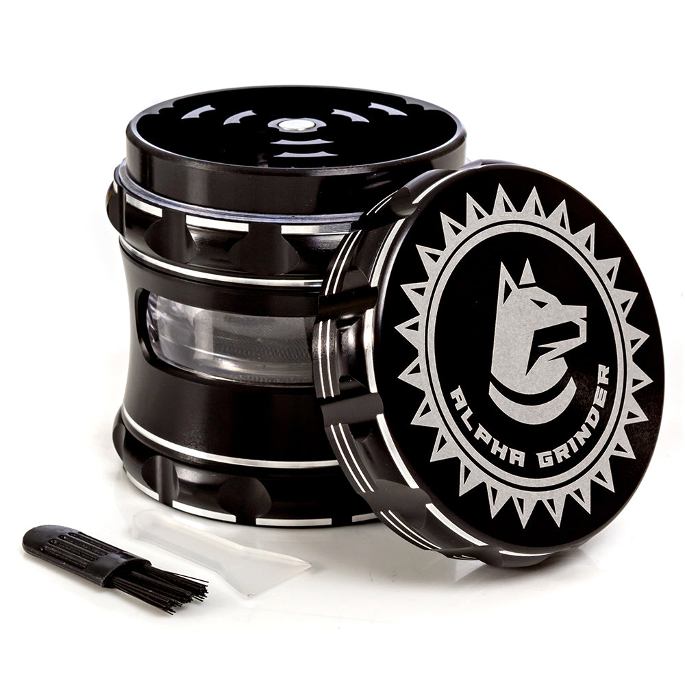 large tobacco grinder Alpha Weed Grinders with Kief Catcher large tobacco grinder Alpha Weed Grinders with Kief Catcher