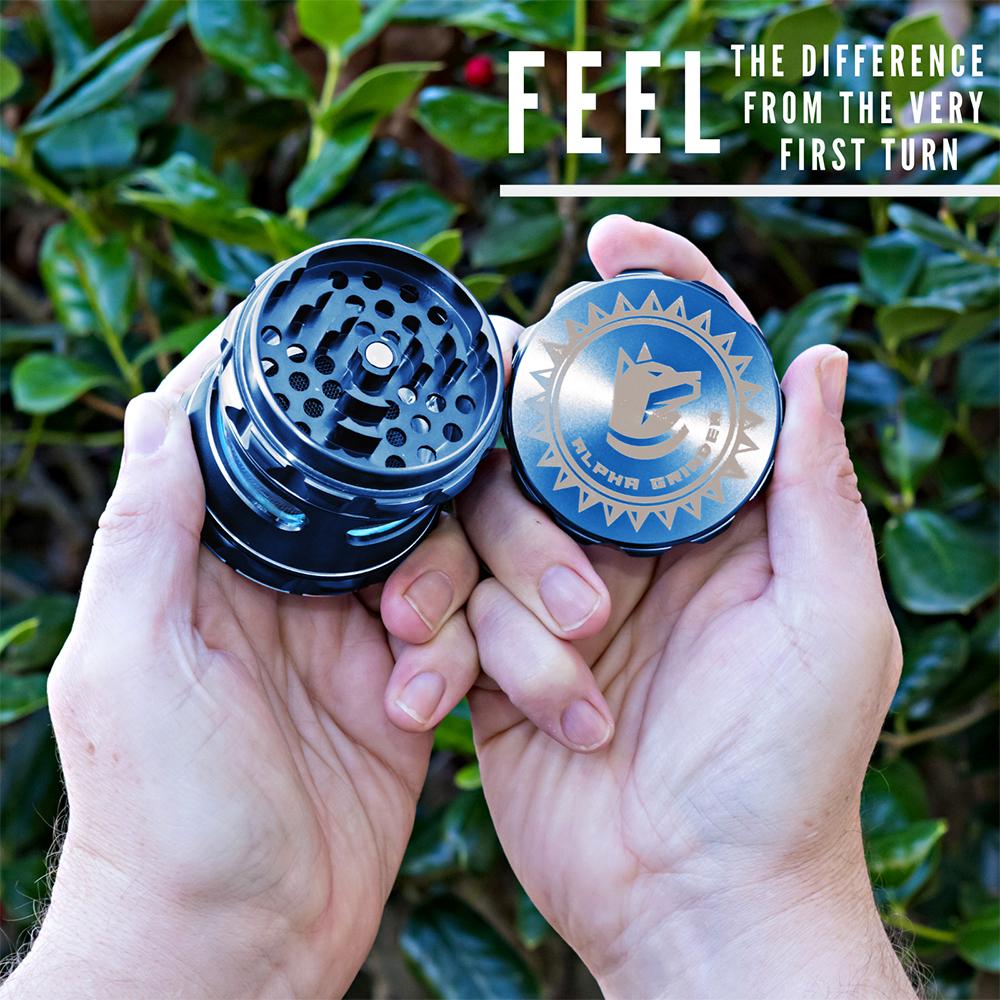 weed grinder with kief catcher keef pollen
