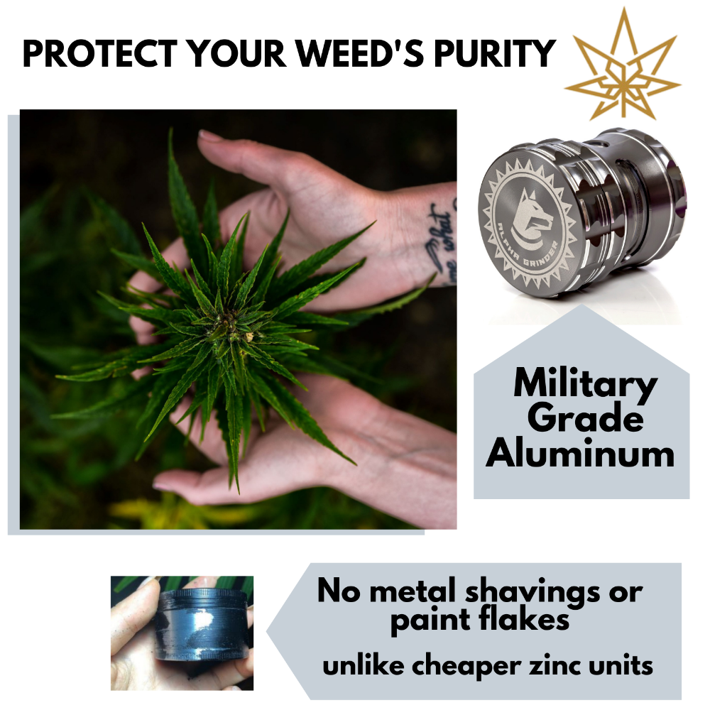 Strong Cannabis Grinder Large Quality Best Weed